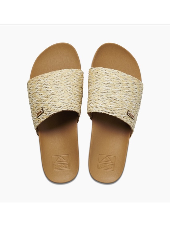 Reef Shoes - Reef Women’s Tan Slide Sandals